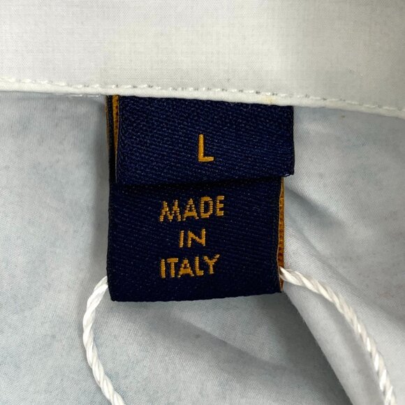 Louis Vuitton Sky & Cloud Print Cotton Long-Sleeve Shirt L Made In Italy - Picture 5 of 8